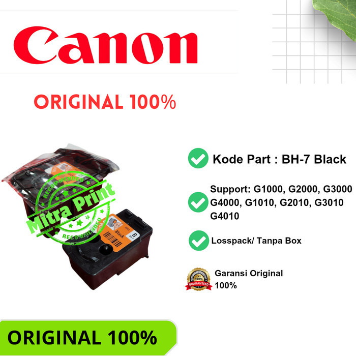 Cartridge Canon G1010, G2010, G3010 Black Original. - Tanpa Box