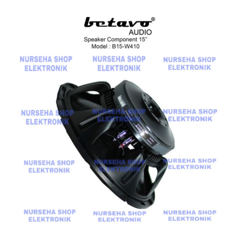 Speaker Component BETAVO 15 inch B15 w410 original garansi resmi 1 tahun