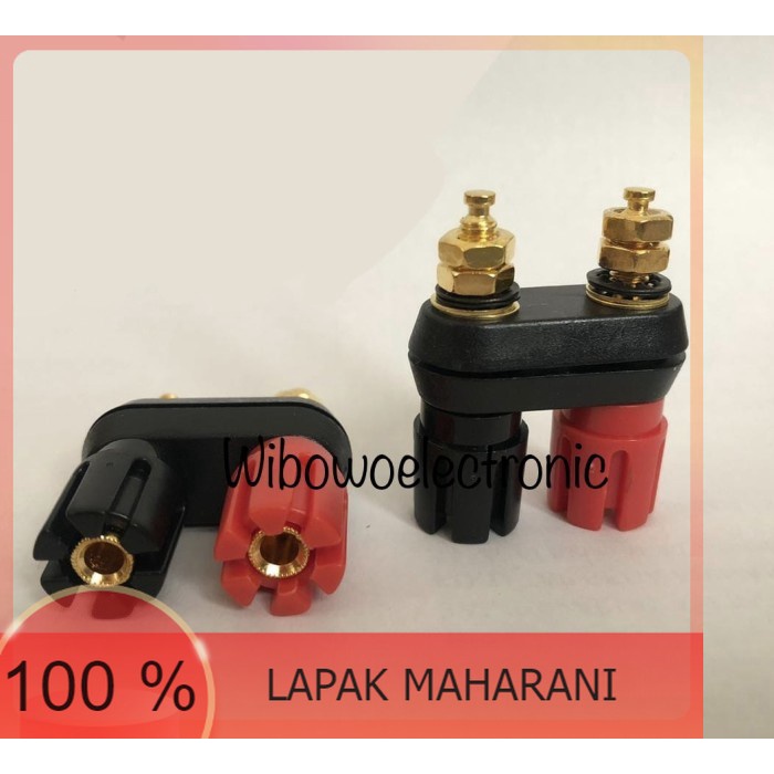 

Binding post gold gandeng binding post gold double MHR27