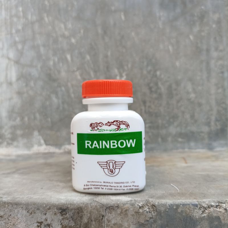 Rainbow Ayam Rambo Multi Vitamin Ayam Bangkok Obat Penambah Tenaga Ayam Aduan Dopping Stamina Ayam T
