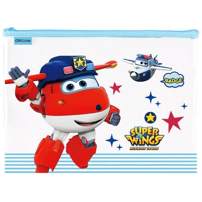 

MAP ZIPPER SLETING SERBAGUNA A5 DELI ANAK TEMPAT ZIP BAG LUCU