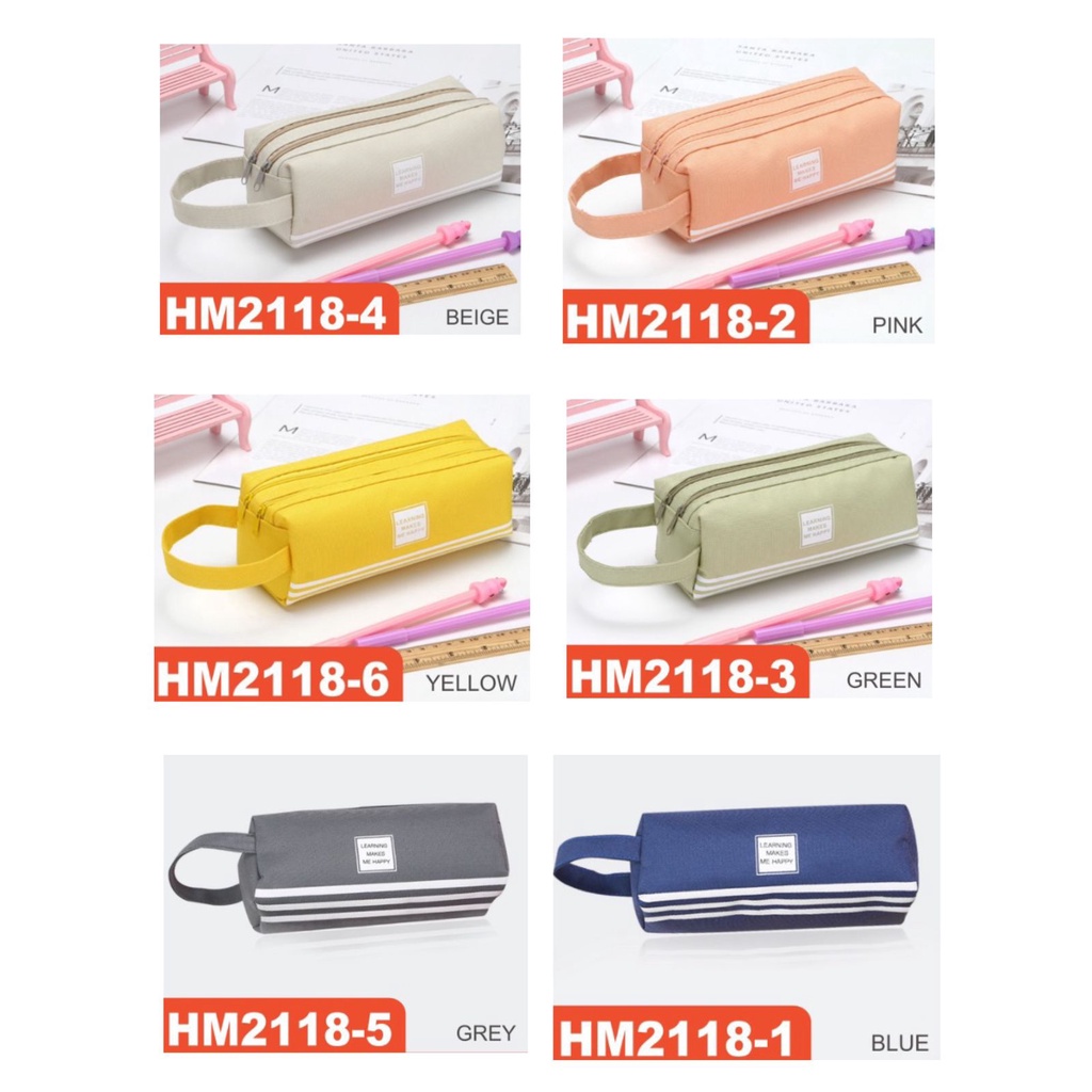 

(DUNIA PESTA) KOTAK PENSIL KAIN 2 SISI / TEPAK KAIN / TEMPAT PENSIL ( 7 X 7 X 18 CM)