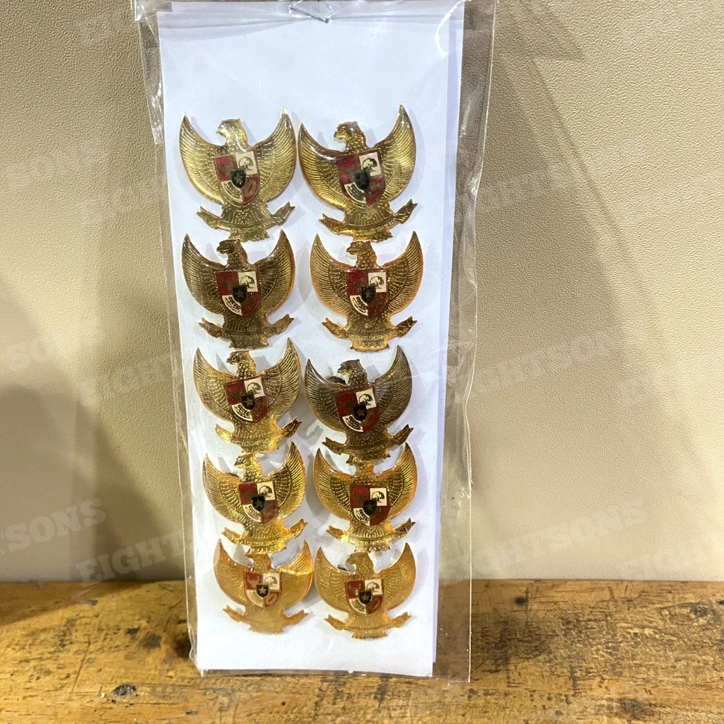Pin Garuda Kuningan Pin Bros Peci Paskibra Garuda