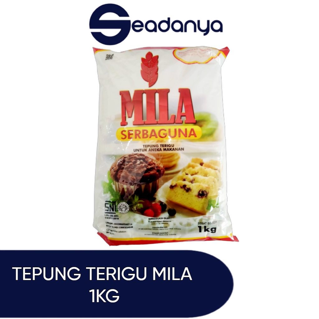 

TEPUNG TERIGU MILA 1KG - tp terigu mila serbaguna untuk cake