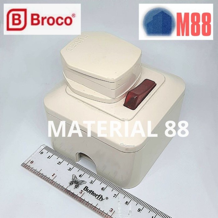 BROCO Stop Kontak AC Saklar Lampu OB - Colokan AC