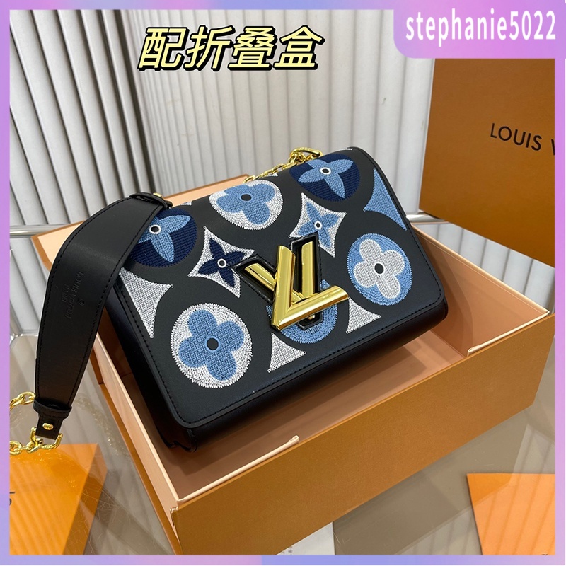 New original lv Louis Vuitton (With Box) Seasonal New TWIST Medium Handbag Women's Fashion Flip Shou