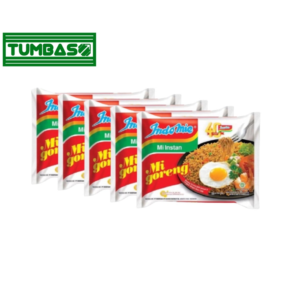 

Tumbaso Indomie Mi Goreng Mie Instan 5 x 85 gr