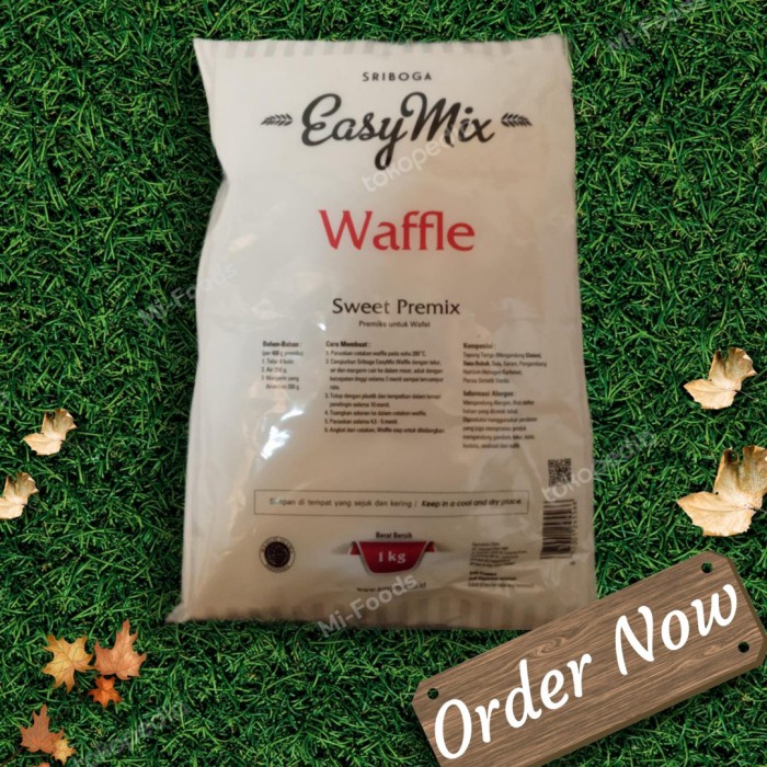 

Promo Termurah Tepung Sriboga Easymix Waffle 1 Kg