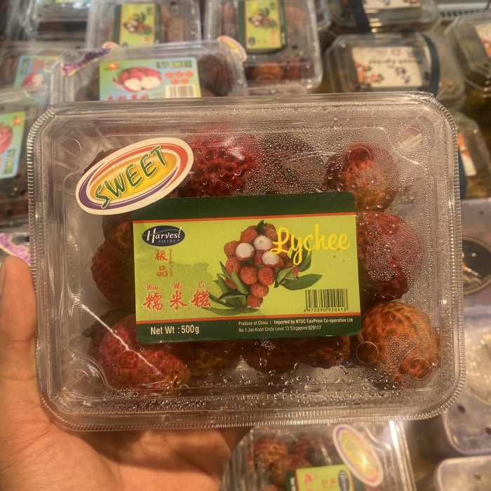 

Lychee manis | Buah lyche merah sweet pack 500gr