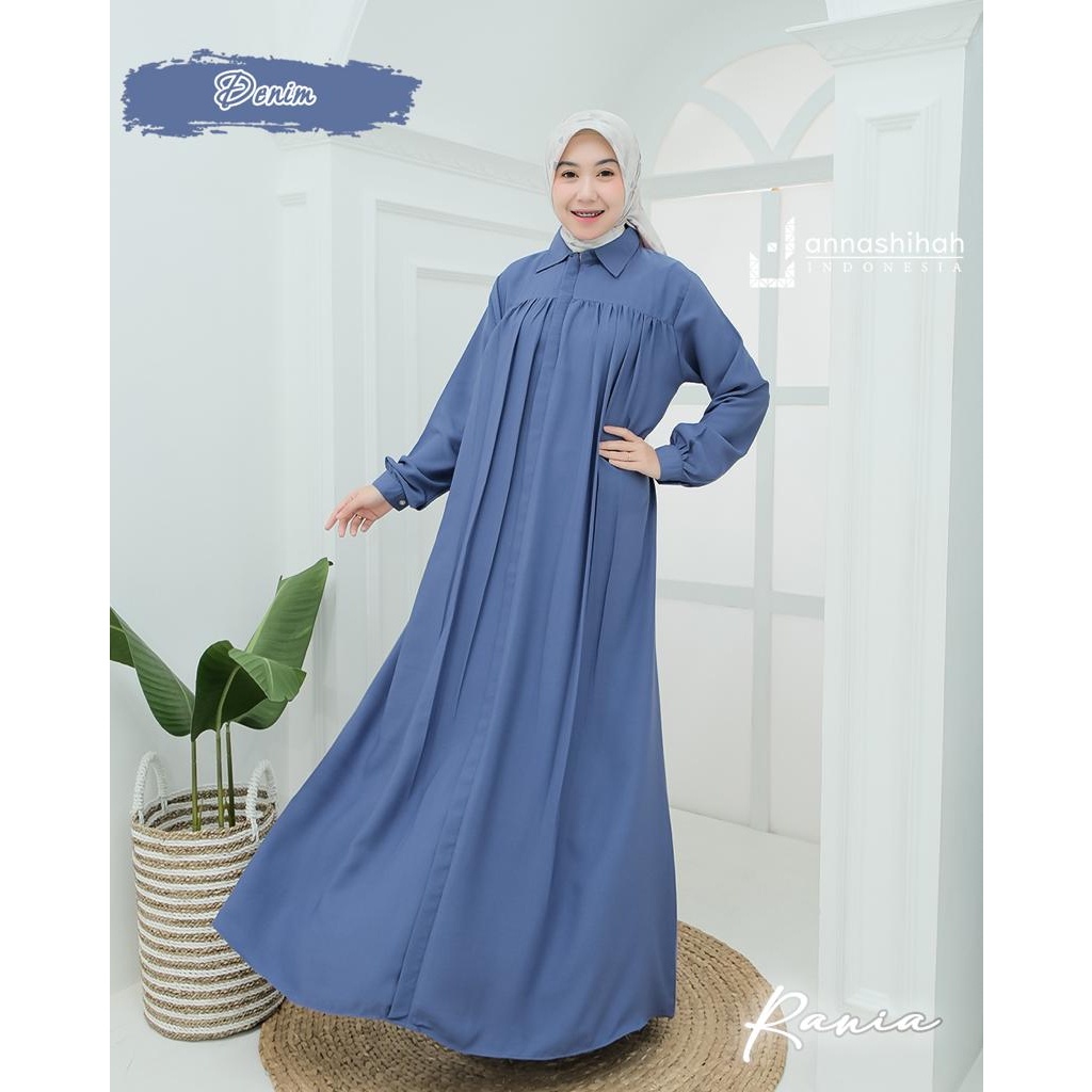 GAMIS RAINA ABAYA POLOS EXSLUSIVE ANNASIHAH/COD/GAMIS YORIS POLOS