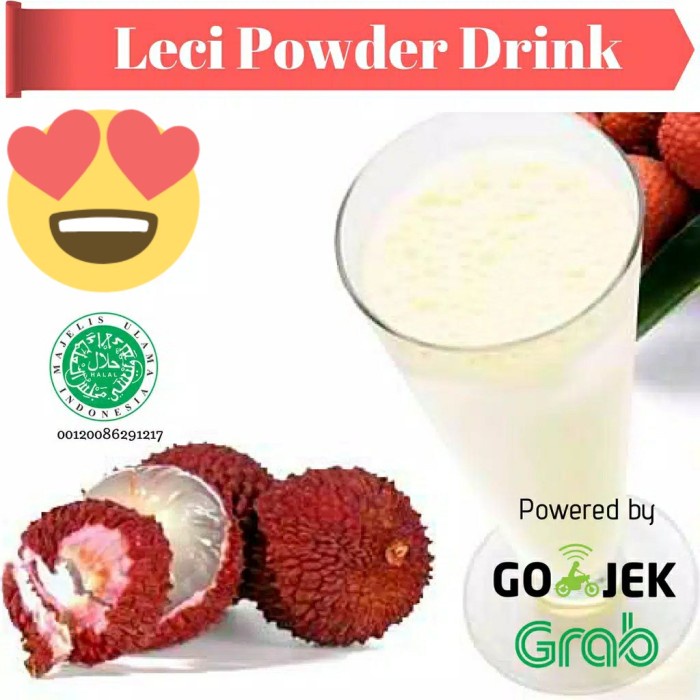 

Promo Best Seller Leci bubuk minuman / Lychee Powder Drink 1 kg