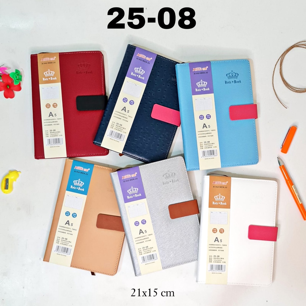 

SOS Buku Agenda Magnet 25K / Notebook / Note Book / Buku Kerja / Buku Catatan /Agenda / Buku Agenda