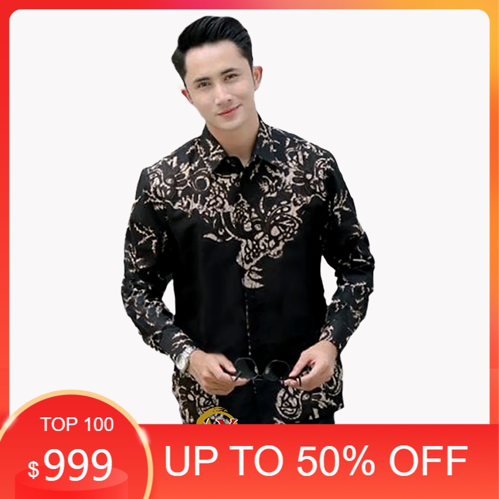 Ardhana Batik Alisan Lengan Panjang Model Terbaru Batiek Pekalongan Pria Batiik Pria Dewasa Mewah At