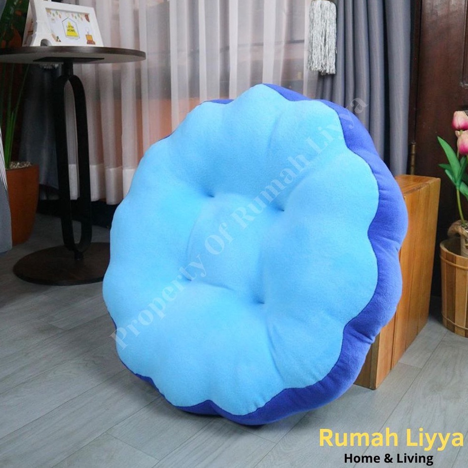 Liyya - Bantal Alas Duduk Lesehan Kursi Kayu Sofa Lantai Jumbo Ruang Tamu - Priz Cushion Floor