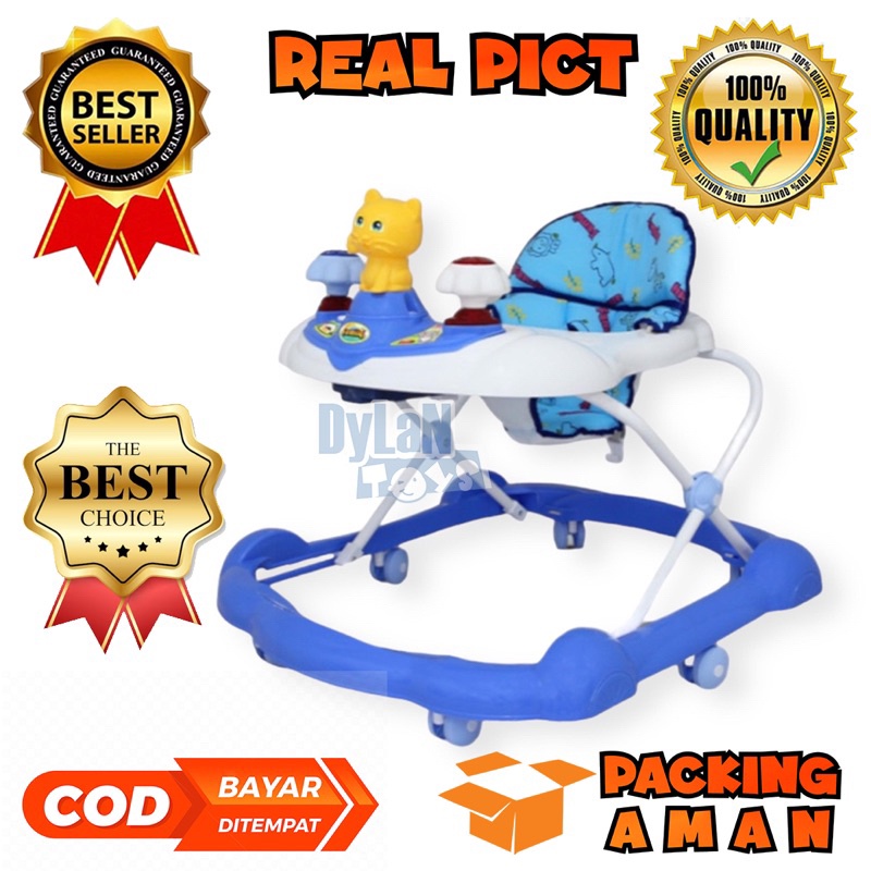 PROMO BISA COD FB-136L RODA BAYI FAMILY BABY WALKER MUSIC