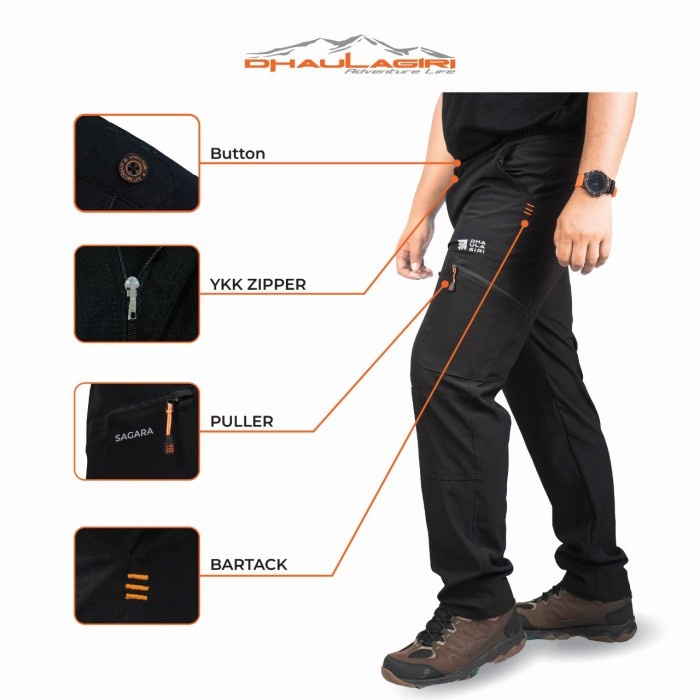 Celana Panjang Gunung Outdoor Dhaulagiri SAGARA Long Pants Quick Dry