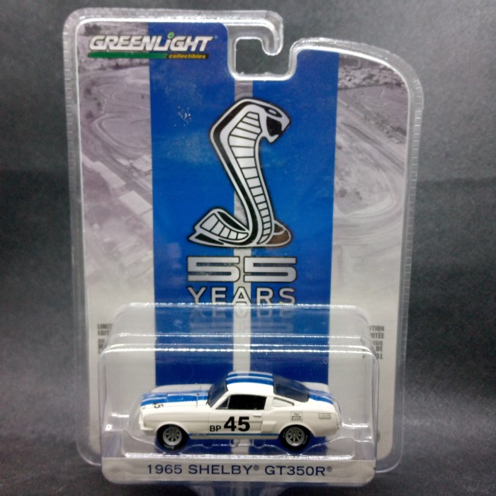 R-34 GREENLIGHT 28040F 55th ANNIVERSARY 1965 SHELBY GT 350R #45 1/64