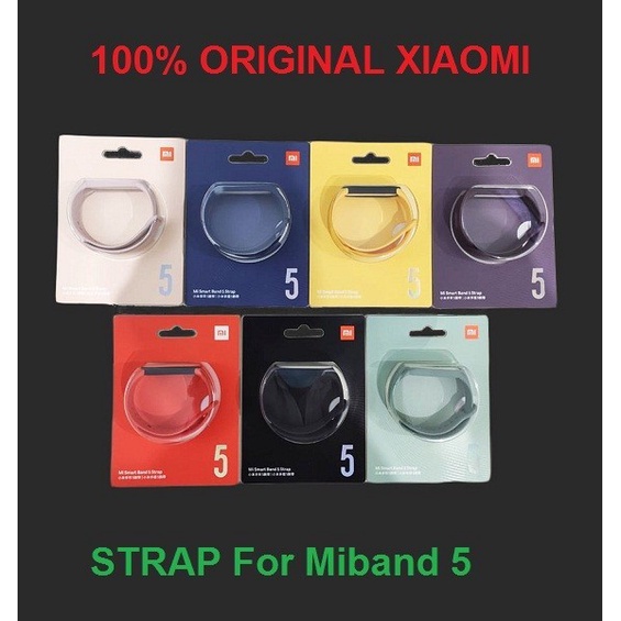Anggit XIAOMI Strap Miband 6 Mi Band 5 6 Strap Original - Merah Muda, OEM MI Band 6/5