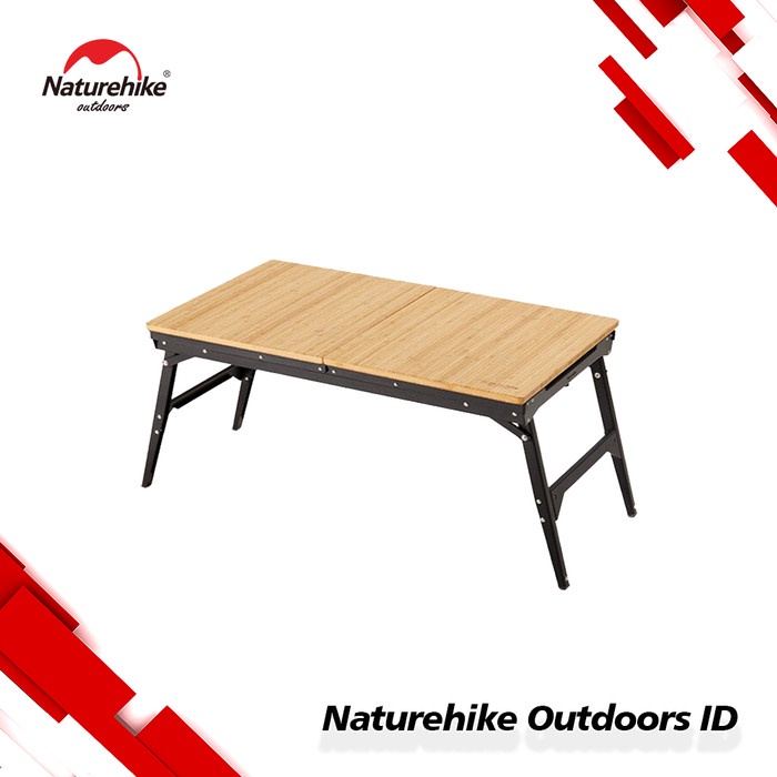 Naturehike Meja Lipat IGT NH22JU010 Bamboo Folding Table