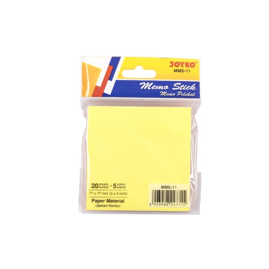 

Sticky Notes Memo Tempel 5 Warna - Joyko MMS-11 MURAH