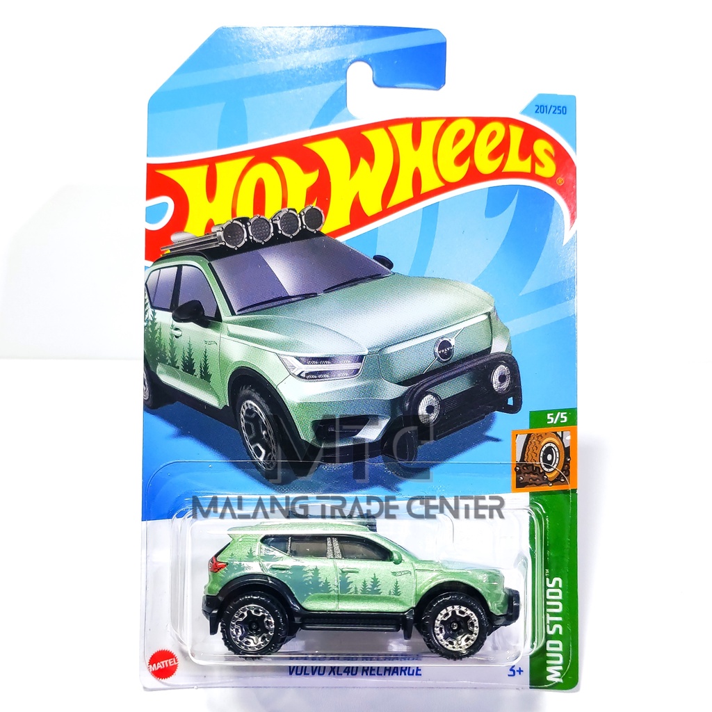 Hot Wheels Volvo XC40 Recharge Hijau M 2023