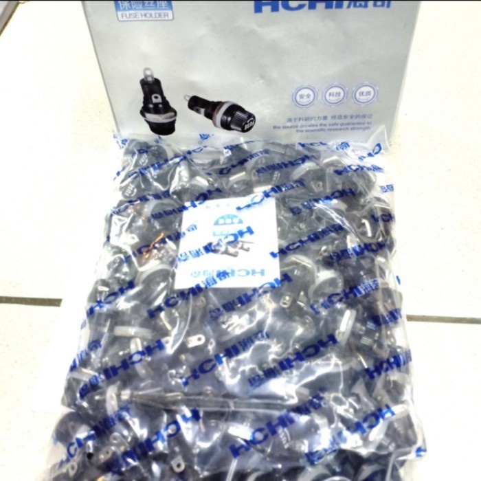 Sikring Rumah/Fuse Holder Kecil HICHI (100PCS),.Sikring Rumah/Fuse Holder Kecil HICHI (100PCS)