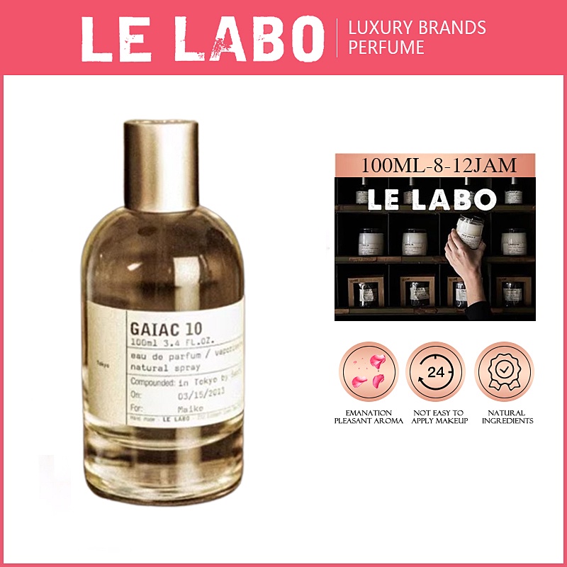 Le Labo Parfum edp, Gaiac 10 Tokyo, Men, Women , Extrait de Parfum, Parfum Wanita, Pria, Tahan Lama,