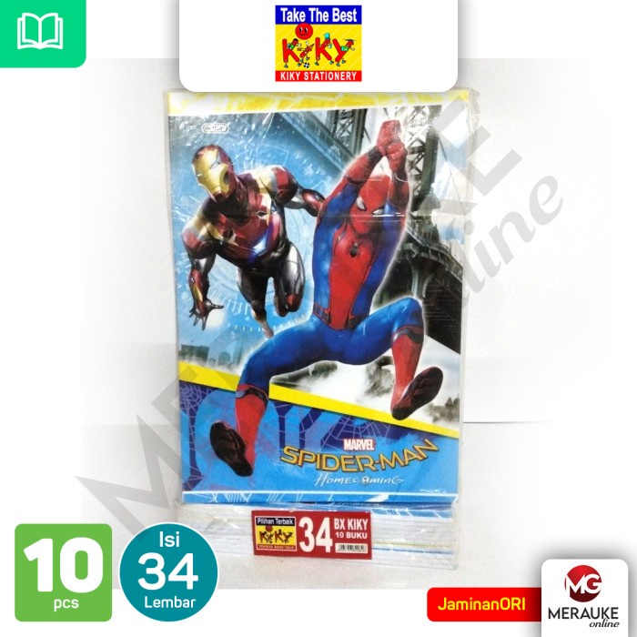 

Buku Tulis Boxy Kiky 34 Lembar