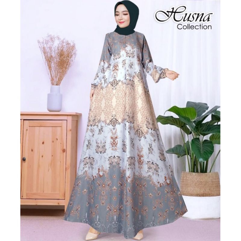 GAMIS MAXMARA PREMIUM - GAMIS MAXMARA LUX - GAMIS DIOR MAXMARA MOTIF BUNGA