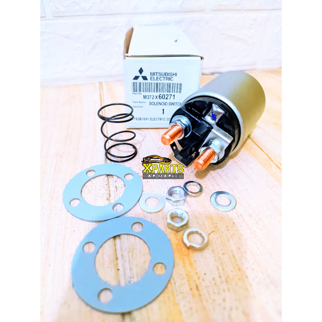 Solenoid Switch dinamo stater T120ss Karbu Injection Injeksi / L300 bensin Original Asli Ori 
 Mitsu