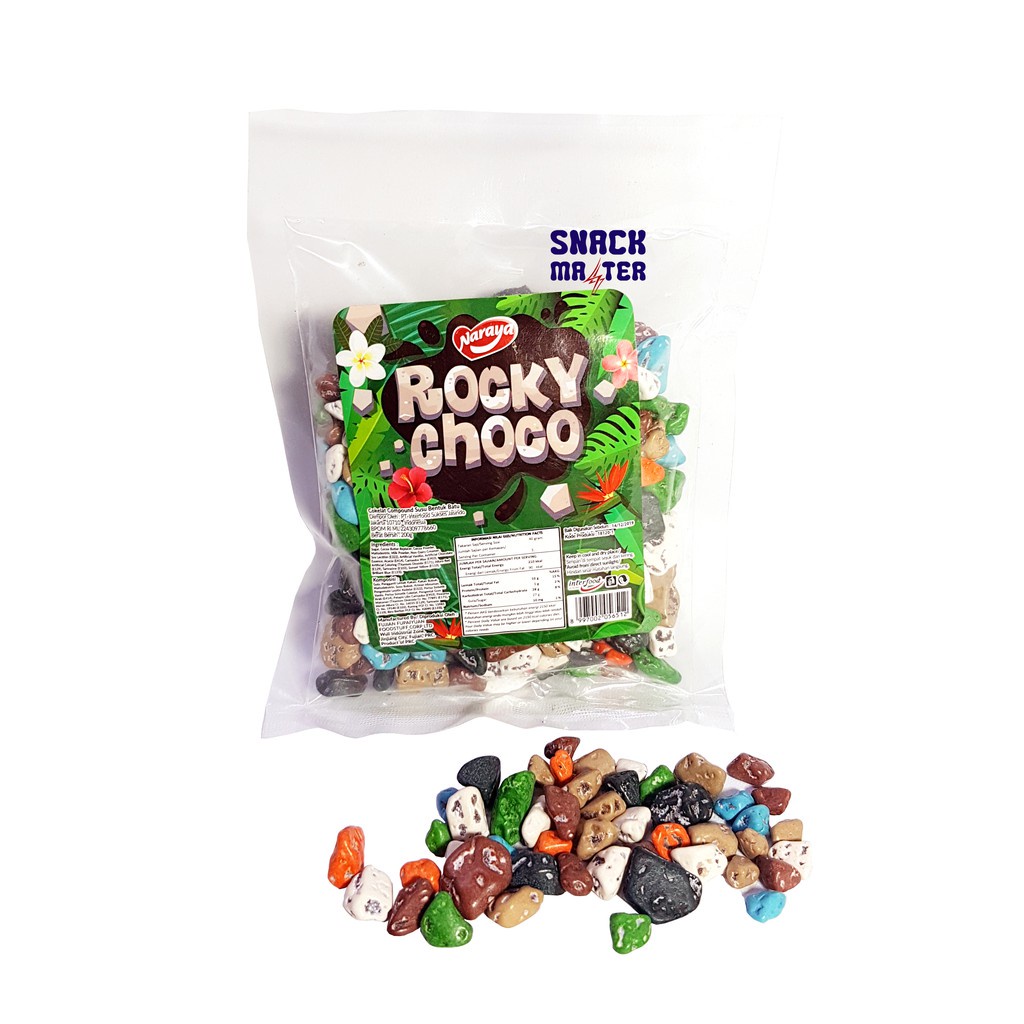 

Naraya Rocky Choco - Cokelat Batu Kerikil Kekinian - Netto 200 gr.