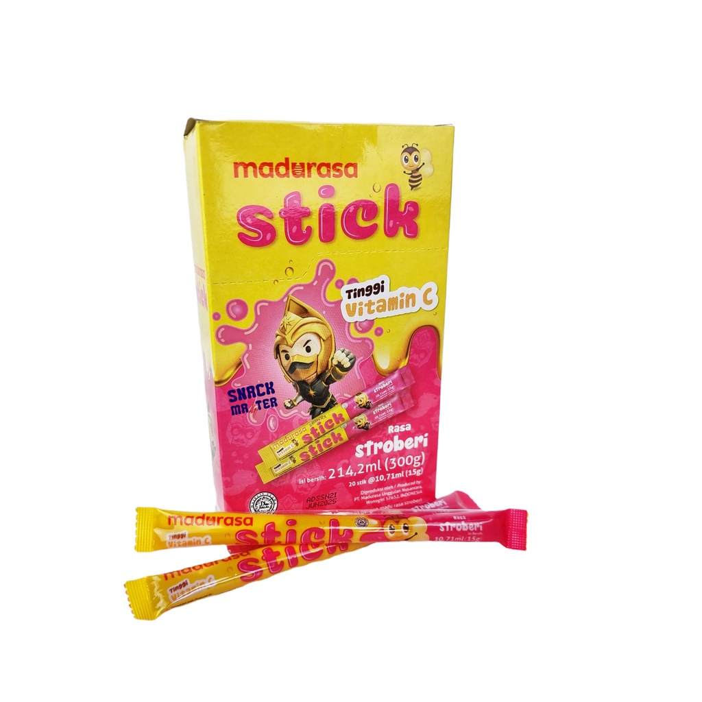 

Madurasa Stick Strawberry - Netto 20 bks x 10ml.