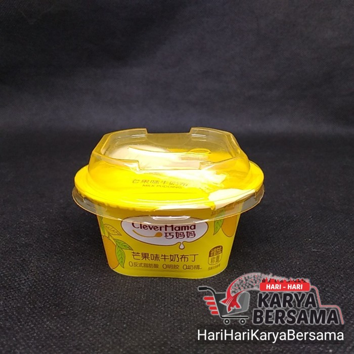 

CLEVER MAMA MANGO FLAVOR MILK PUDDING SUSU RASA BUAH MANGGA 70GR