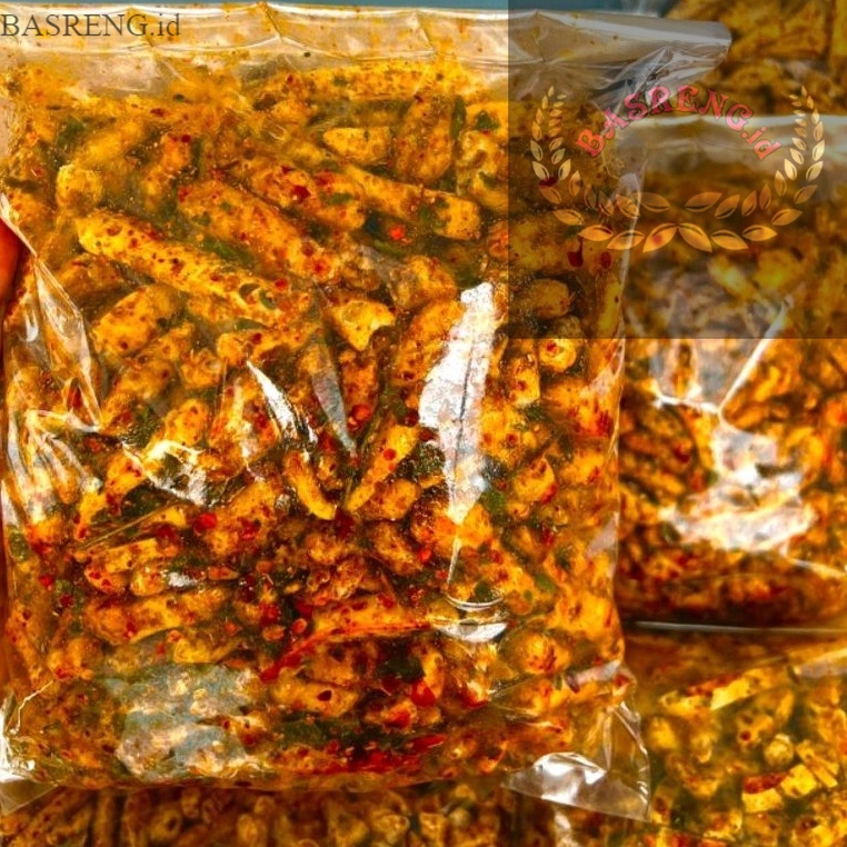 

( BASRENG.id ) Baso Goreng / Basreng 50 gram Bumbu melimpah