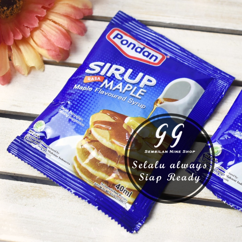 

PONDAN Sirup MAPLE 40 ML Syrup Pancake Pemanis