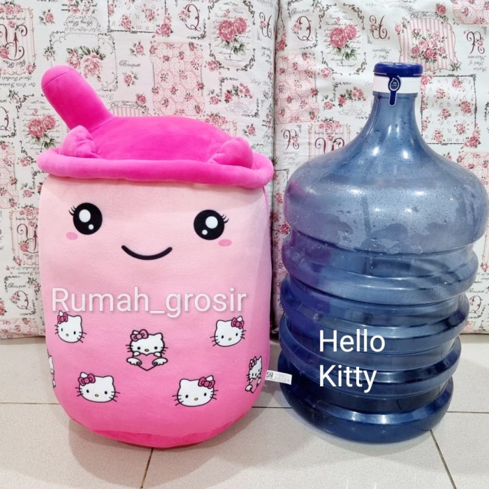 JF76 Boneka Boba Bubble Hello Kitty Doraemon Ukuran Jumbo - BOBA KITY JUMBO