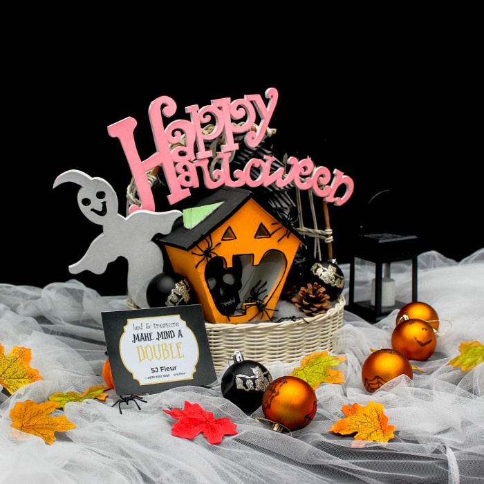 

dekorasi hiasan meja hampers halloween party decoration 2