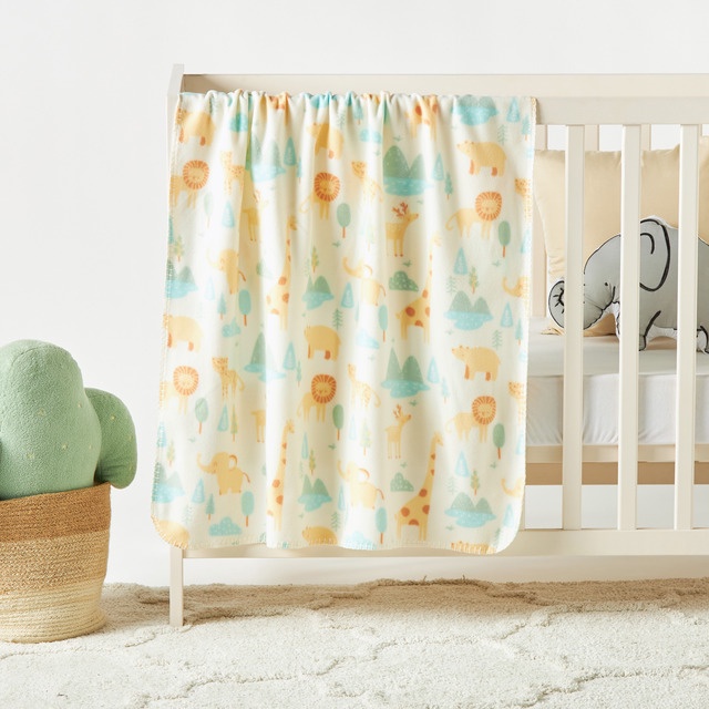 Babyshop Juniors All-Over Print Fleece Baby Blanket