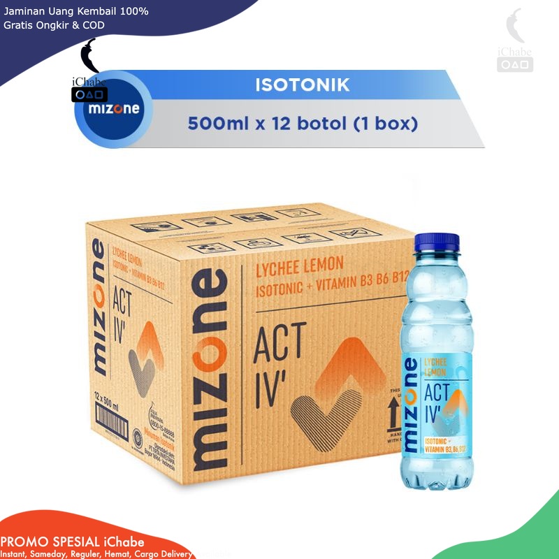 

[BISA COD] DS MIZONE MINUMAN ISOTONIK ENERGY DRINK 500 ML (12PCS)
