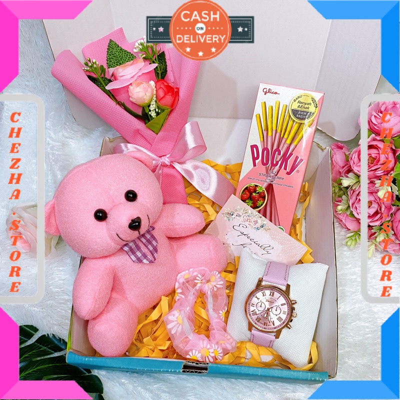 

BINGKISAN KADO ULTAH PASANGAN PACAR ISTRI MANTAN ISIAN MINI DAN BESAR / b1) Kado Ulang Tahun Cewek / Birthday Gift Box / Hampers Ulang Tahun / Hampers Boneka Ulang Tahun / Kado Boneka Beruang Teddy Bear Buket Bunga Mawar Coklat / BONUS GIFT CRAD UCAPAN