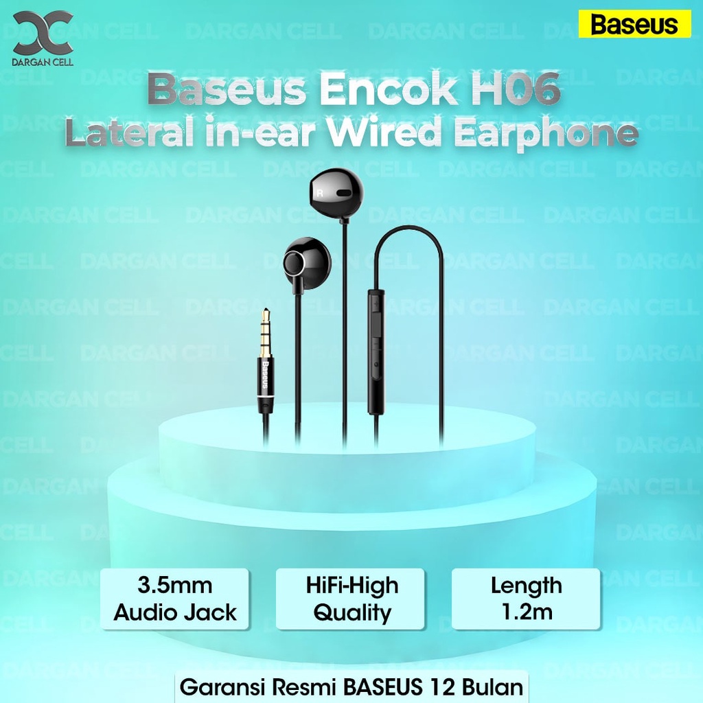 COD BASEUS ENCOK H06 LATERAL IN-EAR WIRED EARPHONE