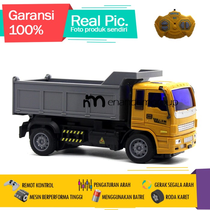 Mainan Mobil Remot Kontrol RC Dump Truk Crane Max - Crane