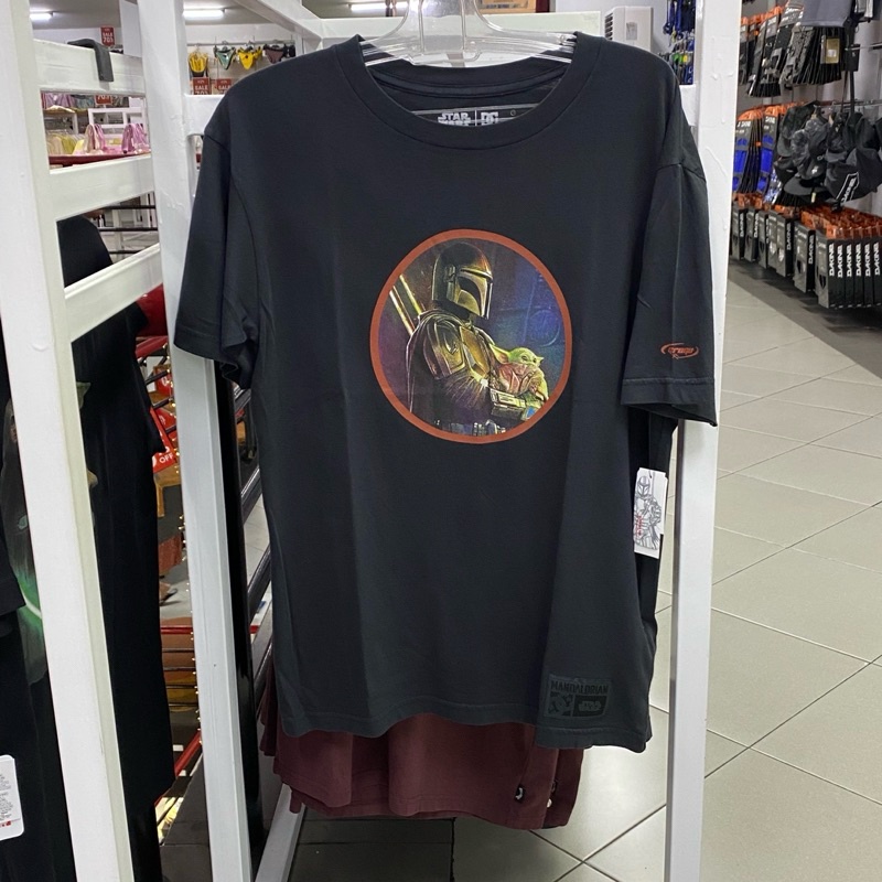Kaos DC Starwars Mandalorian Tee Black Original A1
