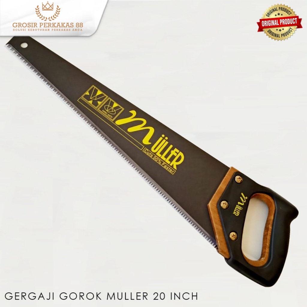 Gergaji Potong Kayu Tangan Graji Belah Geraji Muller 18 20 Inch