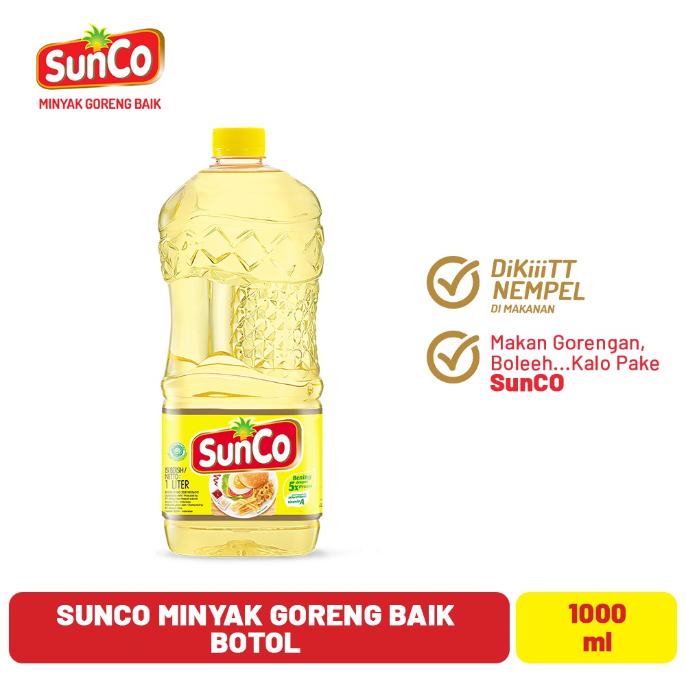 

Sunco Minyak Goreng Botol 1L