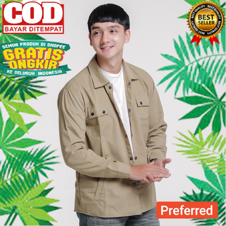 Trucker Semi Parka - Kemeja Trucker Pria Casual// ANAK DEWASA REMAJA JAKET EKREN JAKET MURAH JAKET P