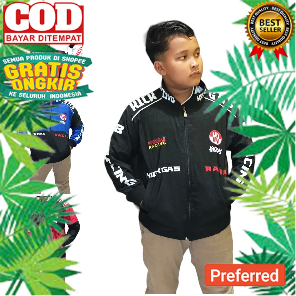JAKET ANAK/JAKET RACING ANAK/JAKET NASCAR ANAK/JAKET PARASUT/JAKET ANAK TERBARU// JAKET KEREN MODEL 