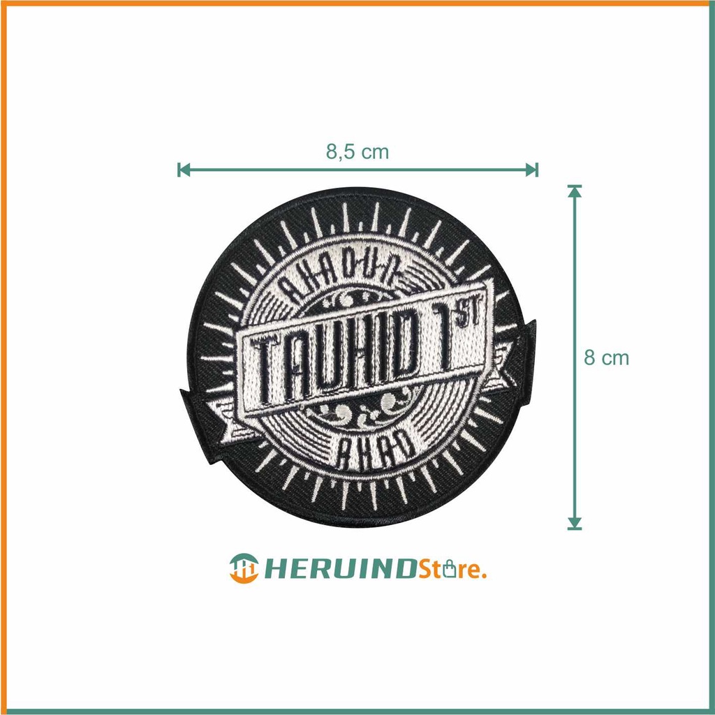 Bordir Bordir PATCH / EMBLEM BORDIR TAUHIDbisa pesan satuan