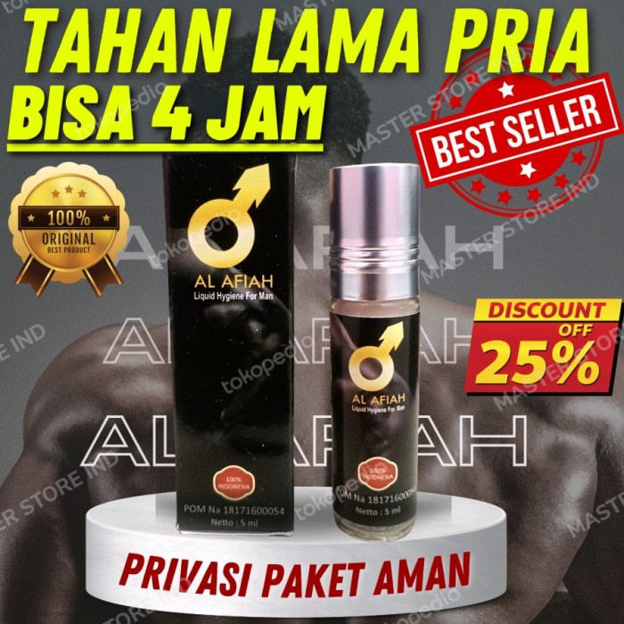 AL Afiah Original BPOM Kuat Tahan Lama Pria Oles

