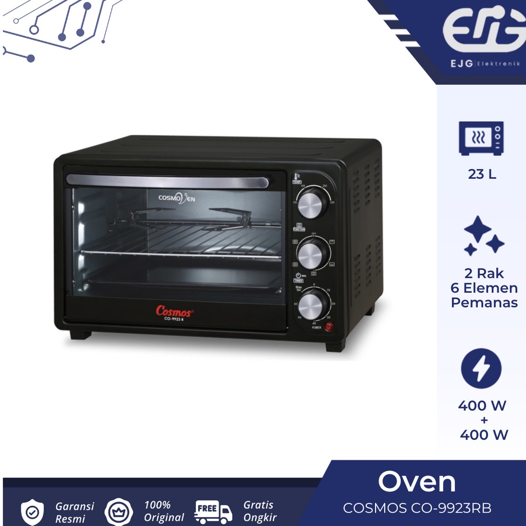 COSMOS OVEN LISTRIK 23 LITER CO-9923 RB